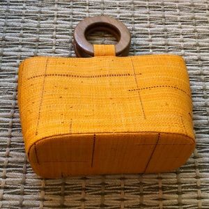 Orange vintage bag